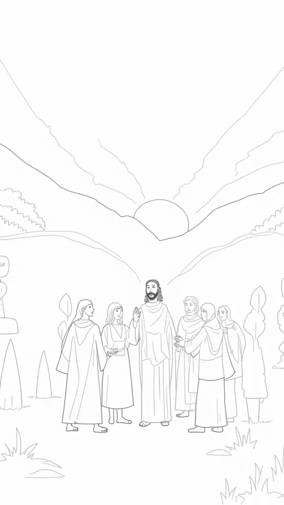 great commission coloring page